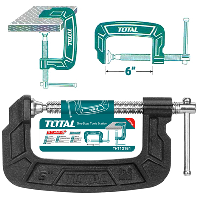 Cảo chữ C 6" Total THT13161