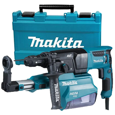 Máy khoan đa năng 26mm kèm hút bụi Makita HR2651T