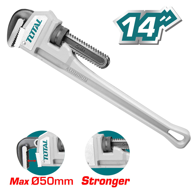 Mỏ lết răng nhôm 14" Total THTAL17146