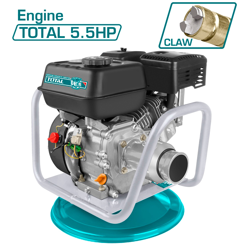 Máy đầm rung bê tông dùng xăng 5.5HP Total TP630-2