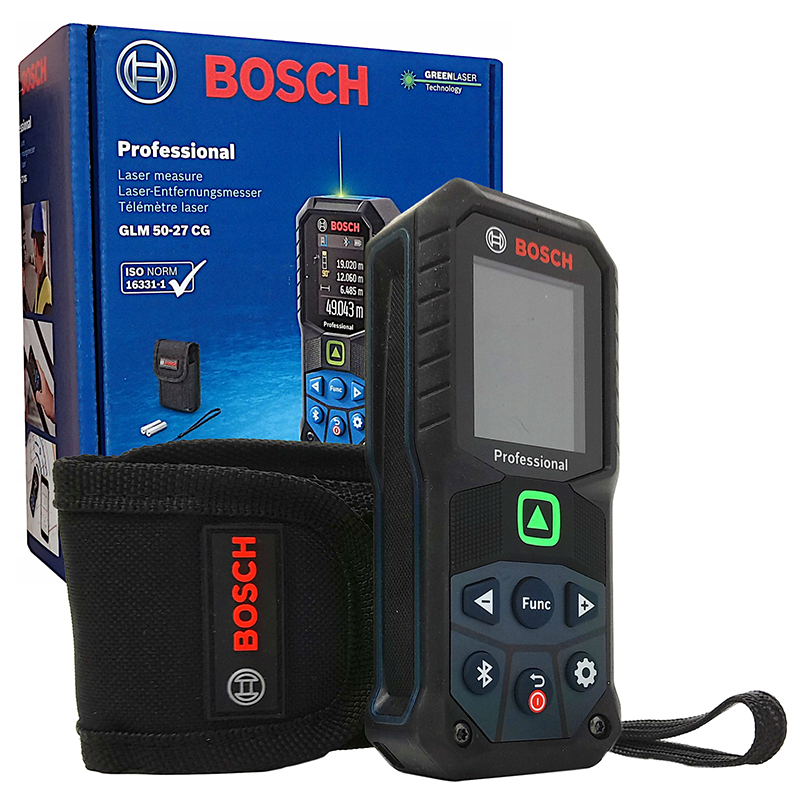 Máy đo khoảng cách Laser tia xanh Bosch GLM 50-27 CG