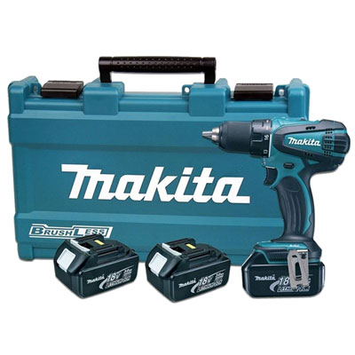 Máy khoan búa vặn vít dùng pin 18V Makita DHP483RTE