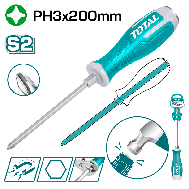 Tua vít bake đóng xuyên Total THGSPH32006