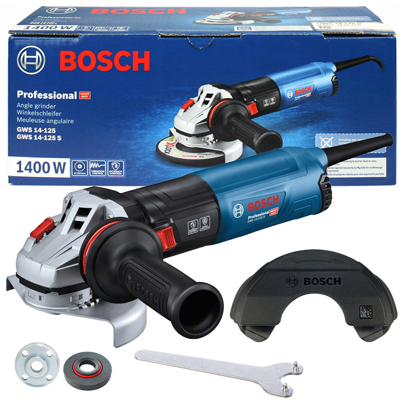 Máy mài góc Bosch GWS 14-125 S (Có điều tốc)