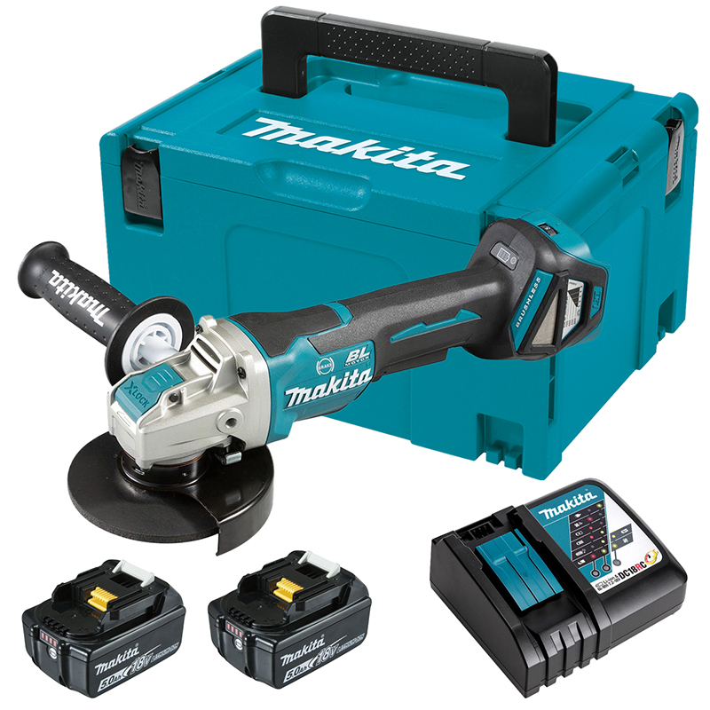 Máy mài góc dùng pin 18V Makita DGA519RTJ (125mm)