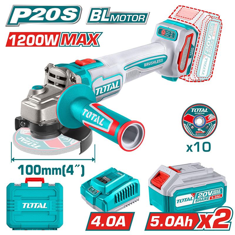 Máy mài góc dùng pin 20V Total TAGLI2210032