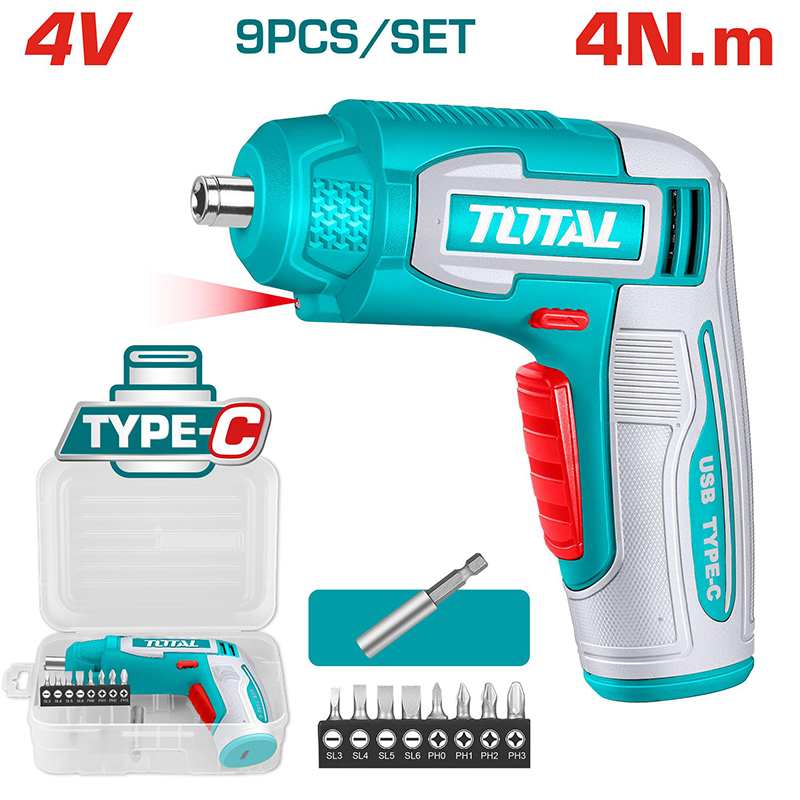 Máy vặn vít mini dùng pin 4V Total TSDLI0458