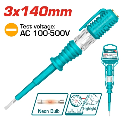 Bút thử điện 140mm Total THT291408