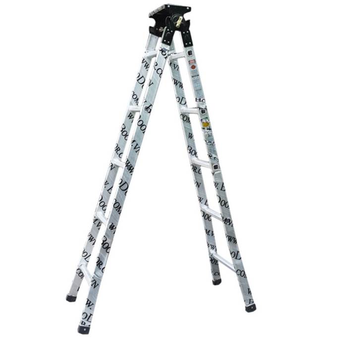 Thang nhôm phổ thông hộp mâm trắng BooDoor HM20