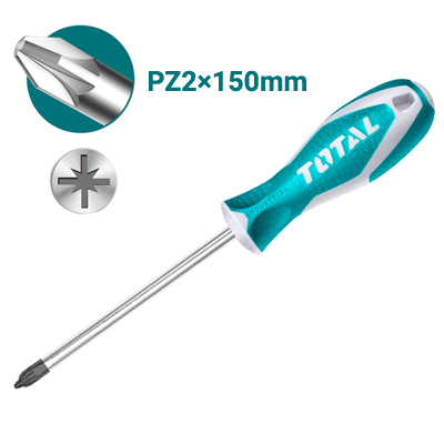 Tuốc nơ vít bake PZ2x150mm Total THT2466