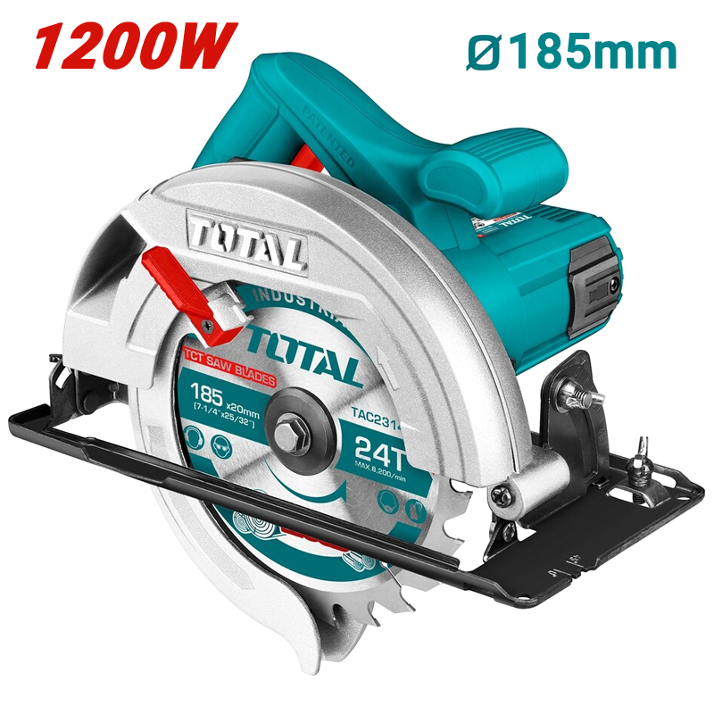 Máy cưa gỗ đĩa tròn 1200W Total TS1121856