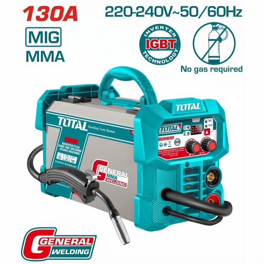 Máy hàn MIG/MMA Inverter Total TFC13018 (Không dùng khí)