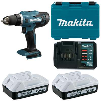 Máy khoan và vặn vít dùng pin 18V Makita DF488DWE