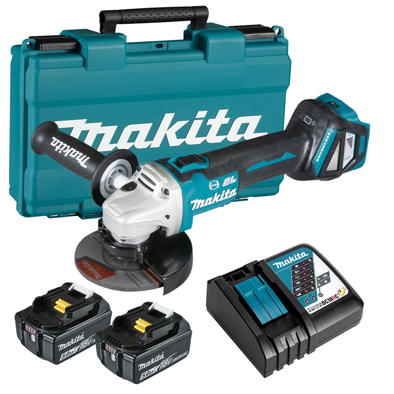 Máy mài góc dùng pin 18V Makita DGA414RTE (100mm)