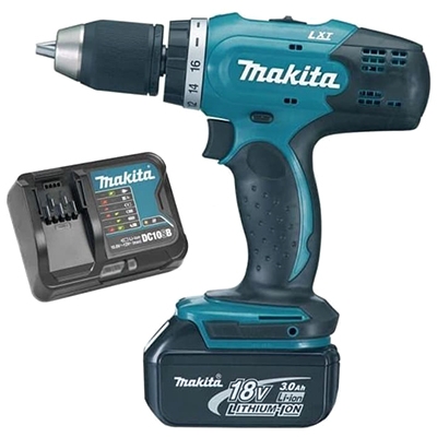 Máy khoan vặn vít dùng pin 18V Makita DDF453SFX7