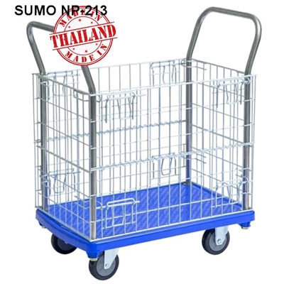 Xe đẩy 4 bánh có lưới bảo vệ Sumo NP-213