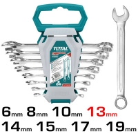 Bộ cờ lê vòng miệng 8 chi tiết 6-19mm Total THT102286