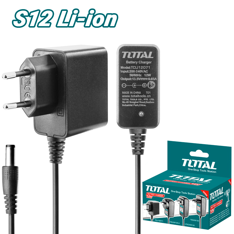 Đế sạc pin dòng S12 Lithium-Ion 12V Total TCLI12071