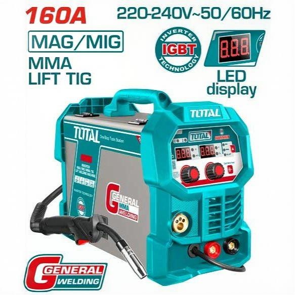 Máy hàn lift MAG/MIG/M MA/TIG Inverter 160A/80V Total TMGT16058