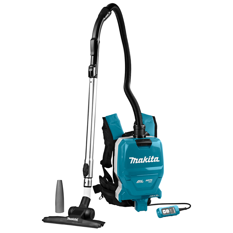 Máy hút bụi đeo vai dùng pin 18Vx2 Makita DVC261Z (HEPA/BL)