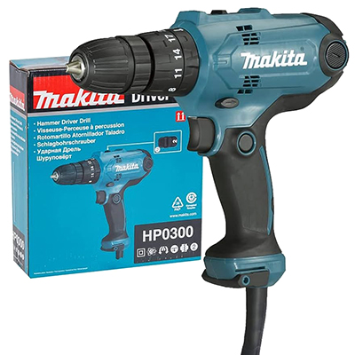 Máy khoan búa và vặn vít 10mm Makita HP0300