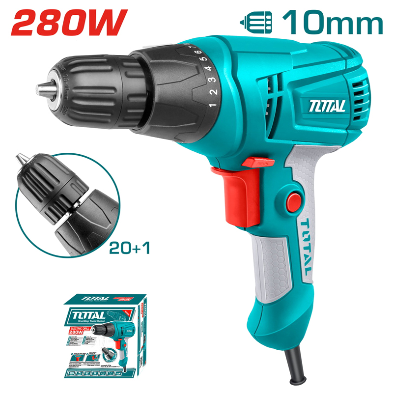 Máy khoan vặn vít cầm tay 280W Total TD502106