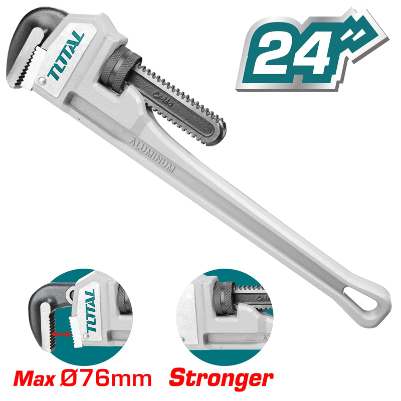 Mỏ lết răng nhôm 24" Total THTAL17246