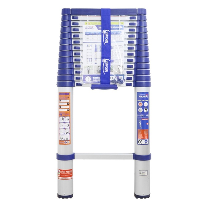 Thang nhôm rút đơn 5m8 Nikawa NK-60