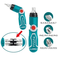 Bộ tô vít gấp 13 chi tiết Total TACSD30136