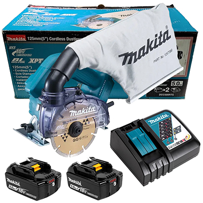 Máy cắt dùng pin 18V Makita DCC500RTE (125mm)