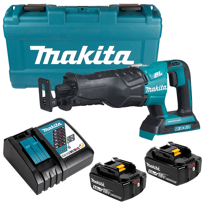 Máy cưa kiếm dùng pin 18Vx2 Makita DJR360RT2