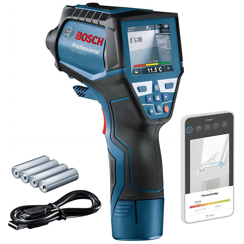 Máy đo nhiệt độ và độ ẩm Bosch GIS 1000 C