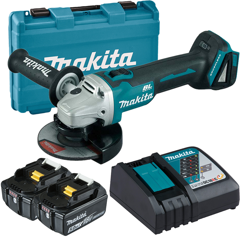 Máy mài góc dùng pin 18V Makita DGA406RTE (100mm)