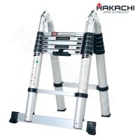 Thang nhôm rút chữ A Hakachi HM-12