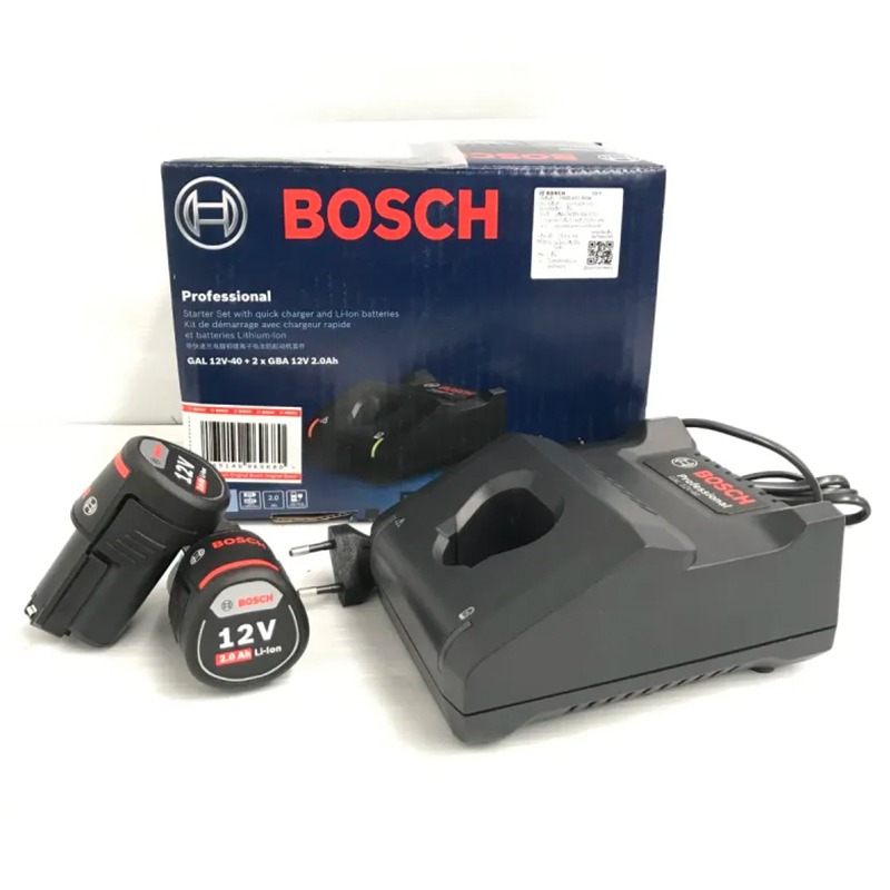 Bộ 2 Pin Bosch GBA 12V 2.0Ah + Sạc nhanh GAL 12V-40