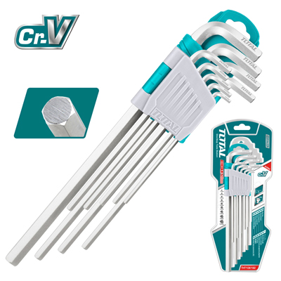 Bộ lục giác đầu bằng dài 1.5-10mm Total THT106192