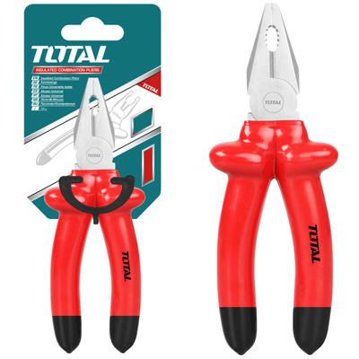 Kìm răng cách điện 7"/180mm Total THTIP171