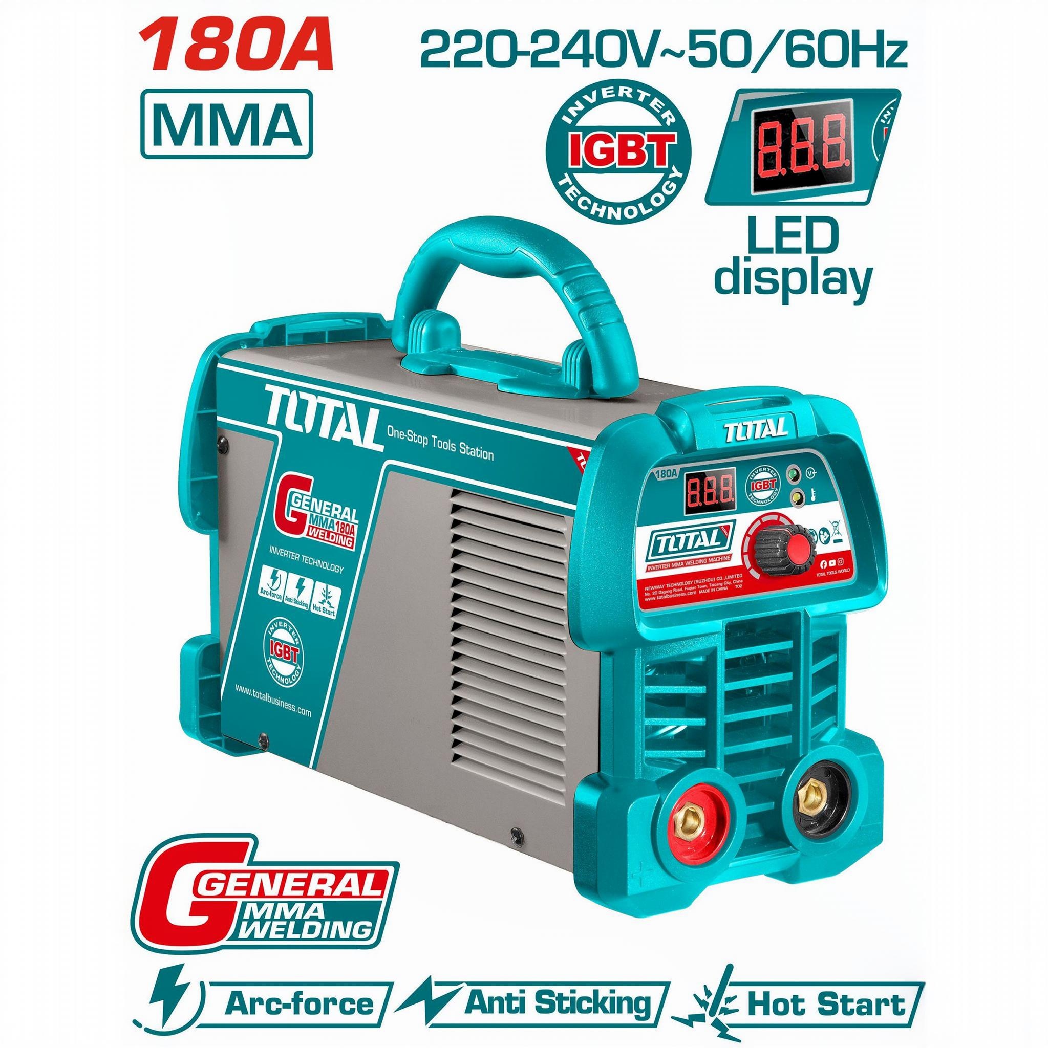 Máy hàn điện tử Inverter MMA 180A/89V Total TW218059