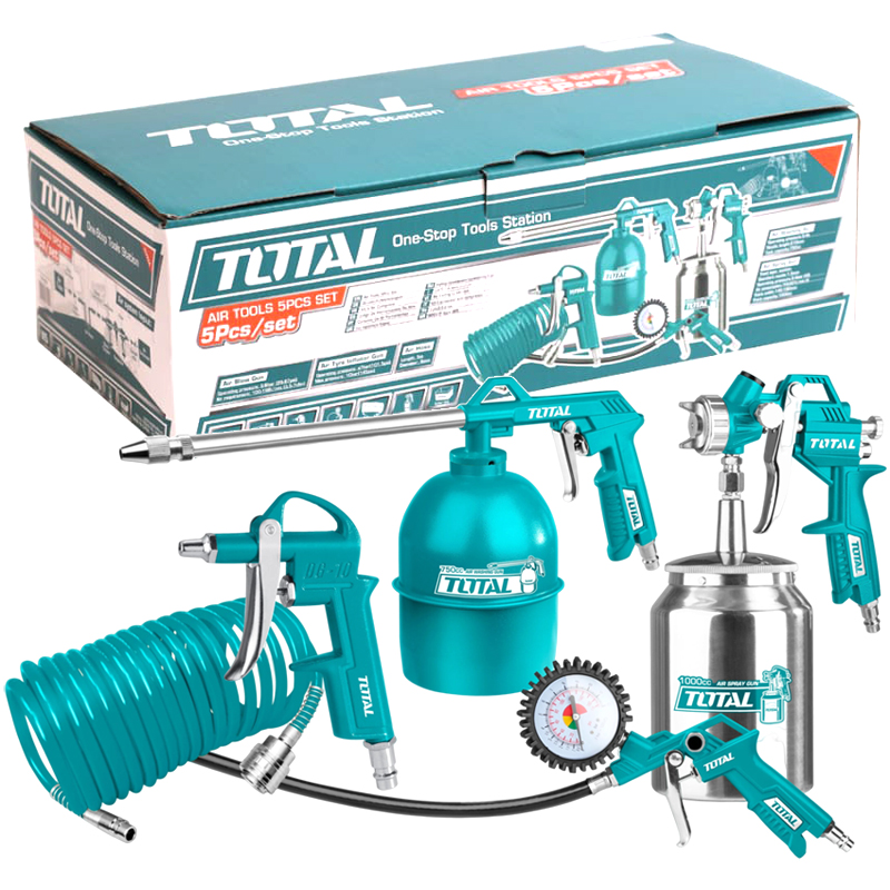 Bộ dụng cụ dùng khí nén 5 chi tiết Total TATK051-3
