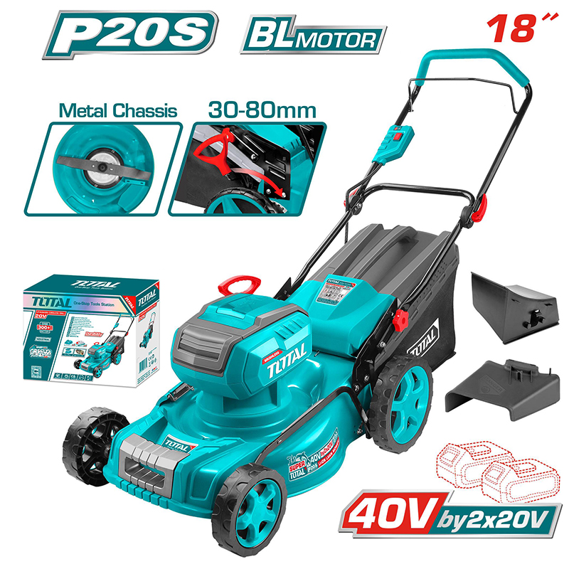 Máy cắt cỏ đẩy tay dùng pin 40V Total TLMLI20185