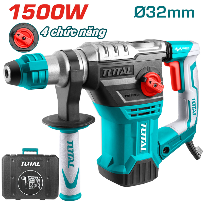 Máy khoan đục bê tông 1500W Total TH1153236