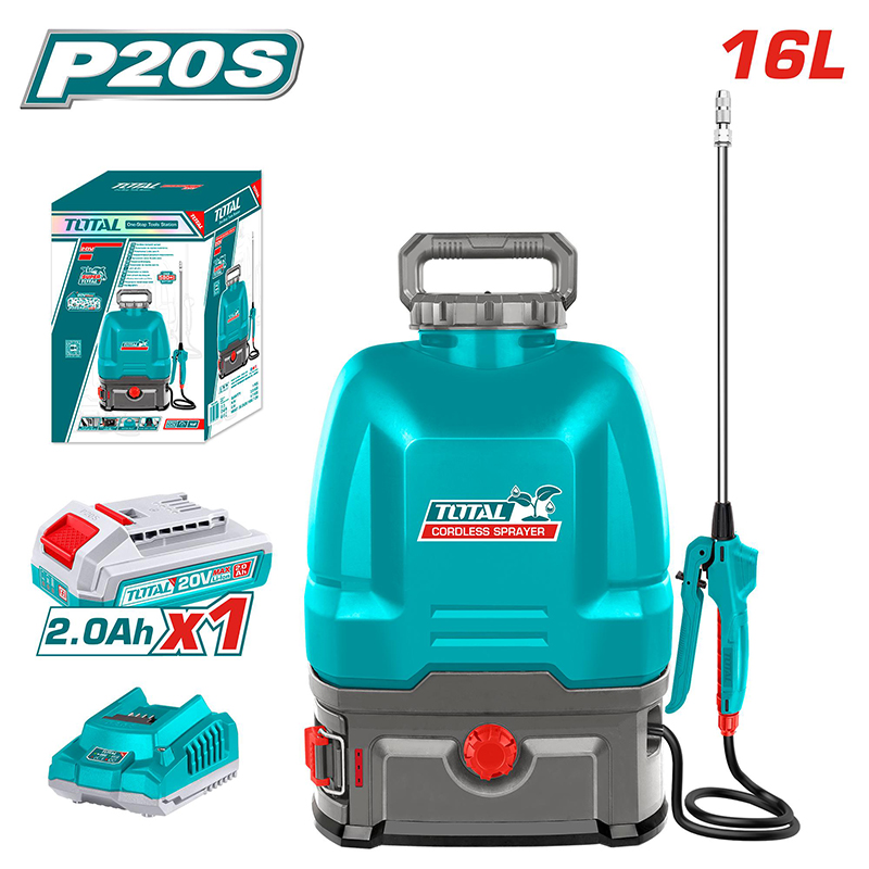 Máy xịt thuốc 16L dùng pin 20V Total TSPLI20162