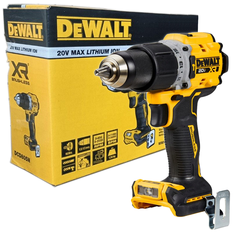 Thân máy khoan động lực pin 20V Dewalt DCD805N-B1