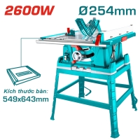 Máy cưa gỗ bàn 2600W Total TS526043