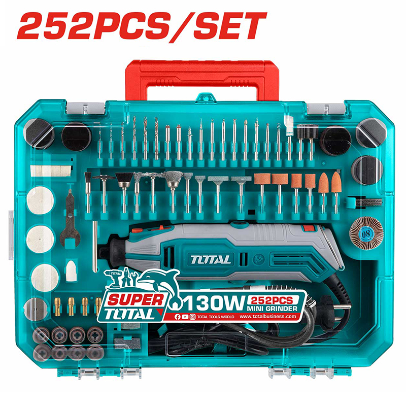 Bộ máy mài khuôn mini 130W Total TG5133261