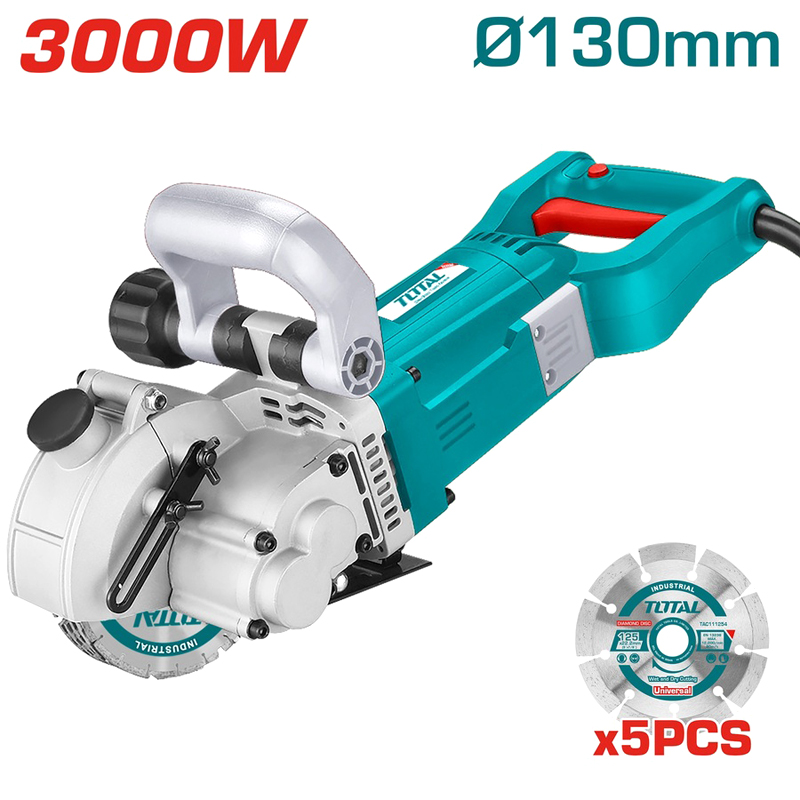 Máy cắt rãnh tường 5 lưỡi 3000W Total TWLC1301