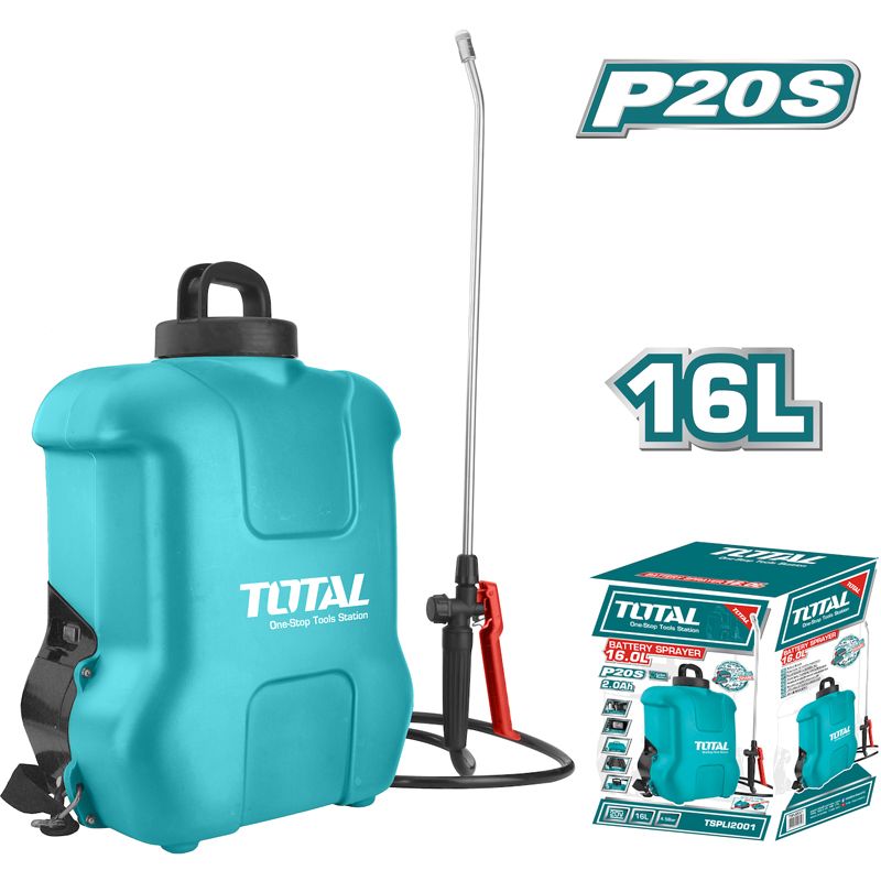 Máy phun thuốc 16L dùng pin 20V Total TSPLI2001