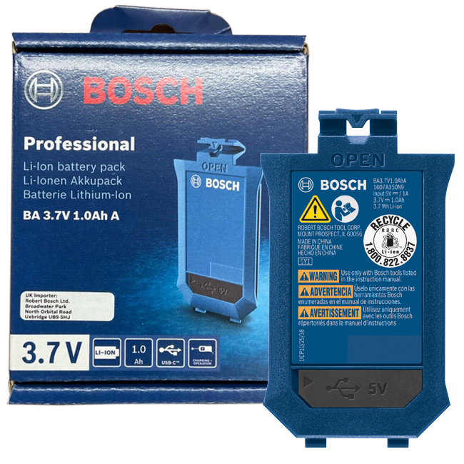Pin dùng cho máy đo khoảng cách Bosch BA 3.7V 1.0Ah A