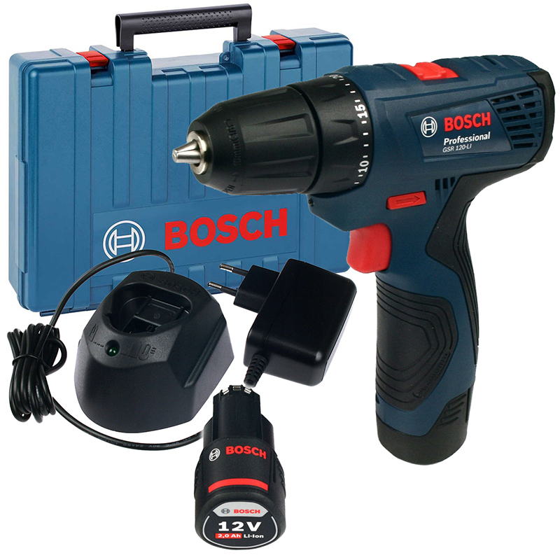 Máy khoan vặn vít dùng pin 12V Bosch GSR 120-LI GEN II