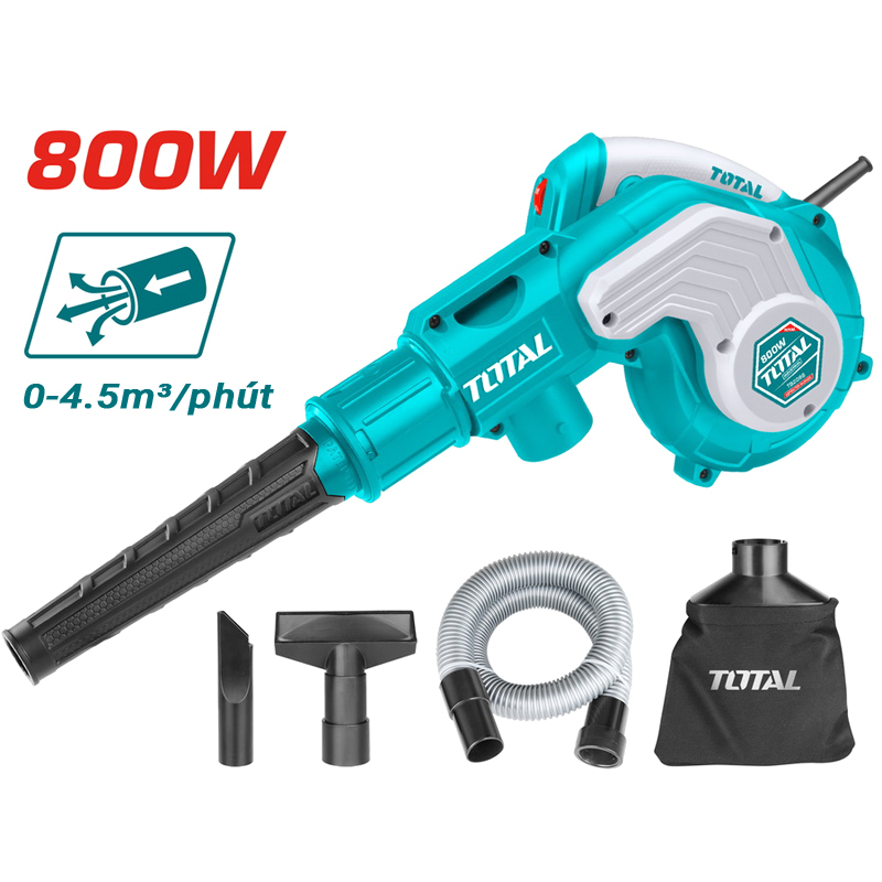 Máy thổi bụi 800W Total TB2086